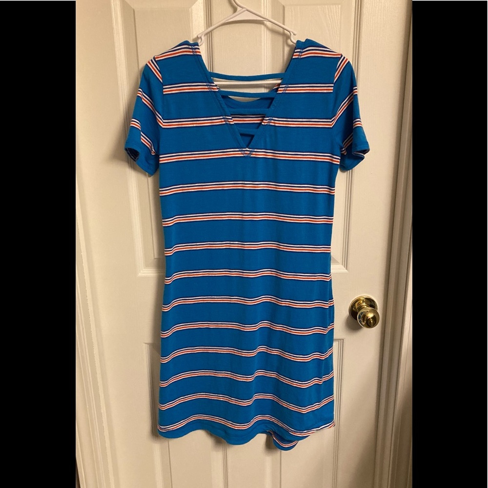 Talbots | Stripe T-Shirt Dress. XS. - Picture 3 of 4
